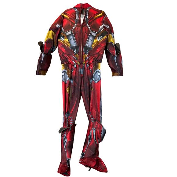 Superhero Costume Lot Captain America Iron Man M Medium Boys 8 10 Rubies - Picture 5 of 16